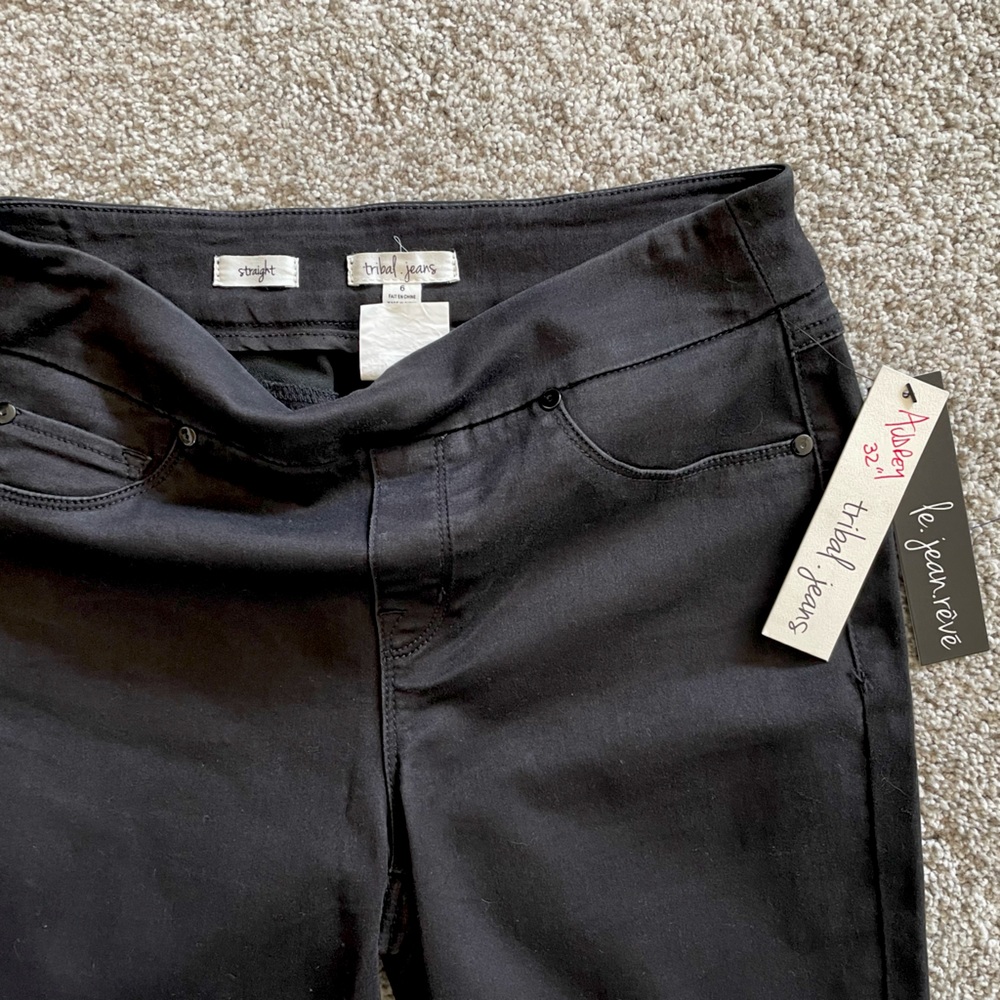 Tribal Audrey Black Jeans